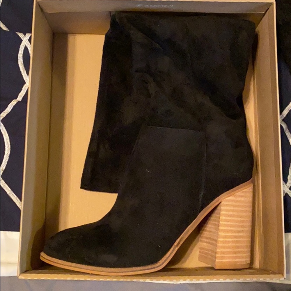 The Saint Suede Knee High Boots